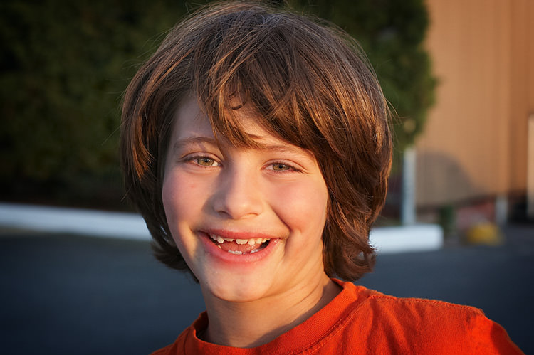 Happy 8 year old boy, New York Photographer, Michael Jurick