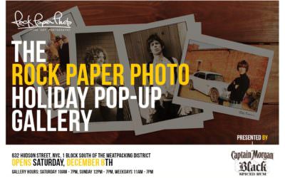 See My Photographs Among Legendary Iconic Images at the Rock Paper Photo Holiday Pop Up Gallery – Now Through Sunday December 16