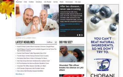 AOL.com Homepage –  Alison Lambert Voron’s Inspirational Health Story